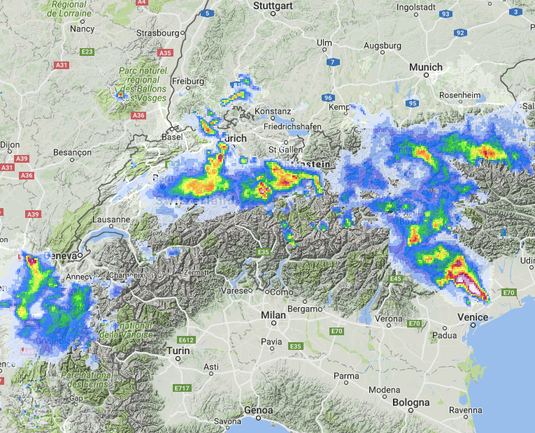 Precipitation Nowcasting Algorithm