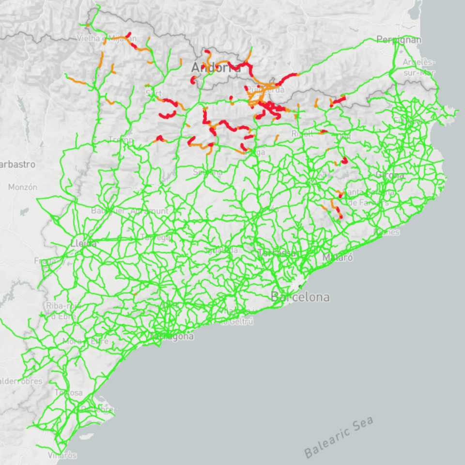 Snow Accumulation and Road Algorithm